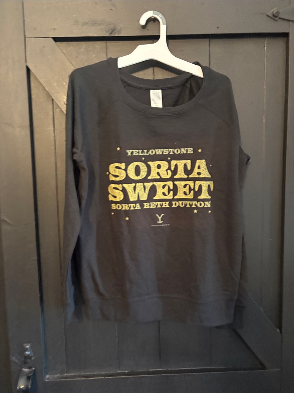 Yellowstone 'Sorta Sweet' Black Crewneck Sweater